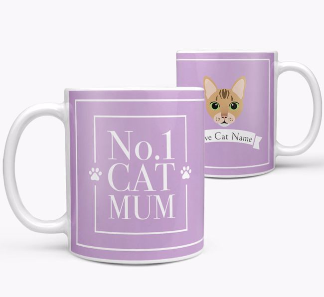 No.1 Mum: Personalised {breedCommonName} Mug